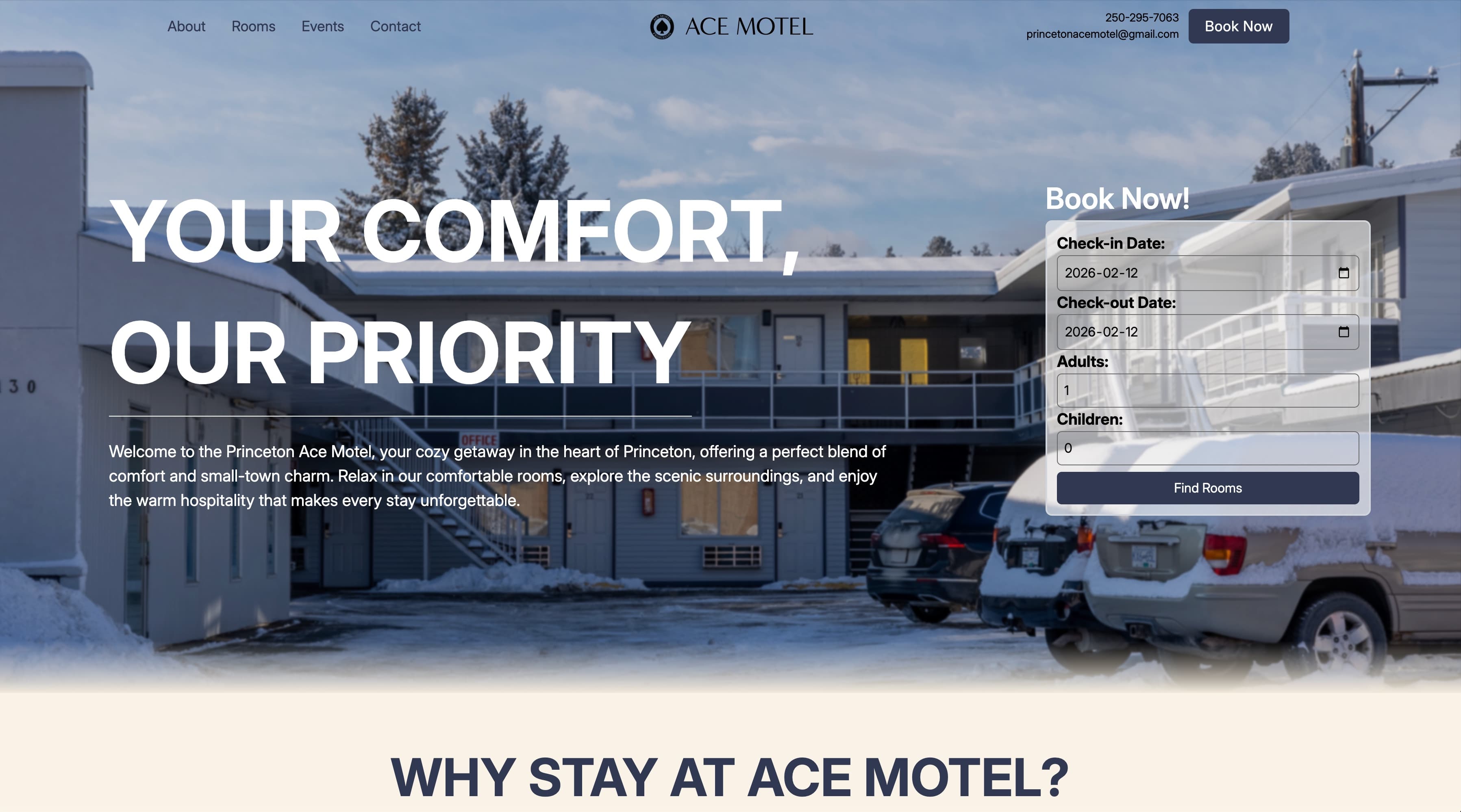 Princeton Ace Motel screenshot